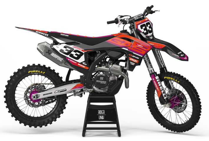 KIT DECO MOTOCROSS MC/EC CHAMP BLACK