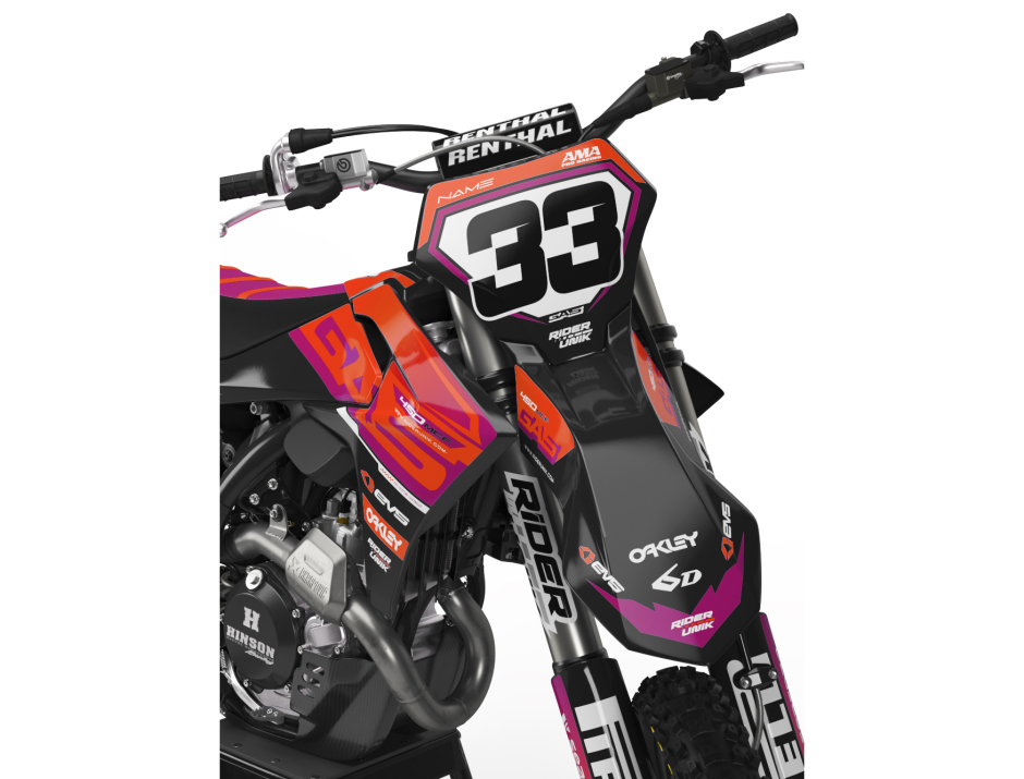 KIT DECO MOTOCROSS MC/EC CHAMP BLACK 3