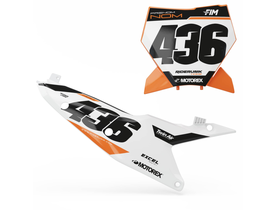 KIT DECO FONDS DE PLAQUES SX/SX-F CRAZ 1