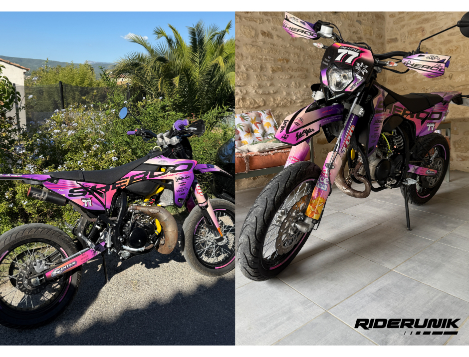 Kit déco Sherco 50 SM personnalisable – RiderUnik LILMO 3