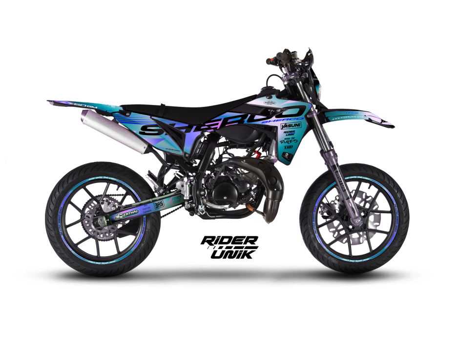 Kit déco Sherco 50 SM personnalisable – RiderUnik LILMO NEON 1