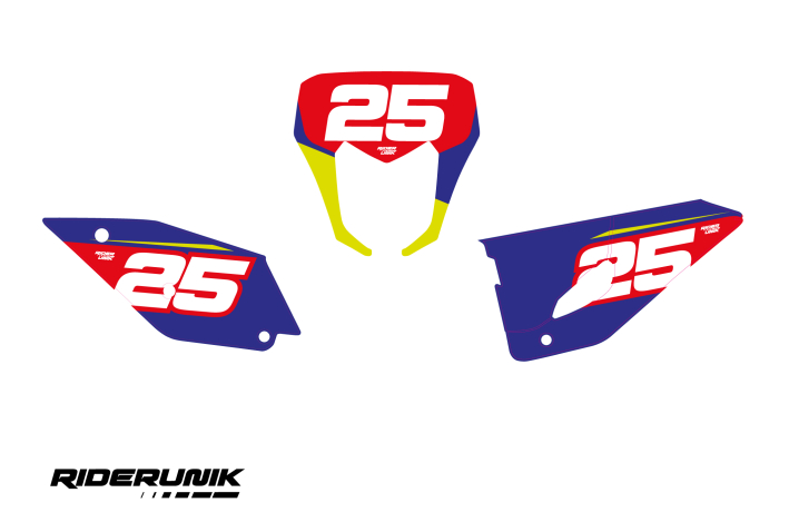 KIT DECO FONDS DE PLAQUES SHERCO RACE