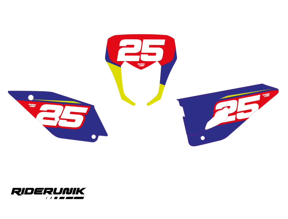 KIT DECO FONDS DE PLAQUES SHERCO RACE 1