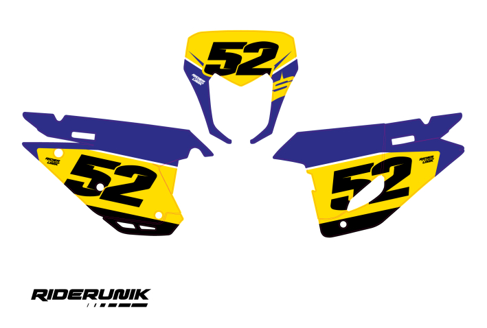 KIT DECO FONDS DE PLAQUES SHERCO CORP