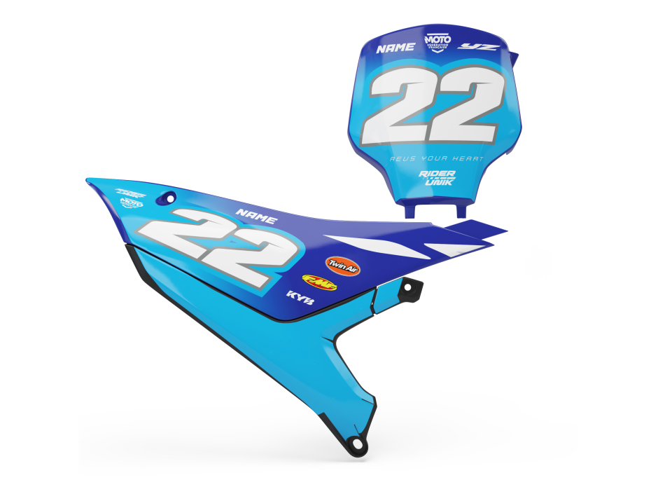 KIT DECO FONDS DE PLAQUES YAMAHA FIEUL CIEL 1