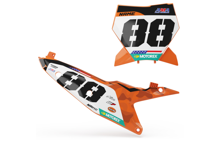 KIT DECO FONDS DE PLAQUES SX/SX-F RUBIN