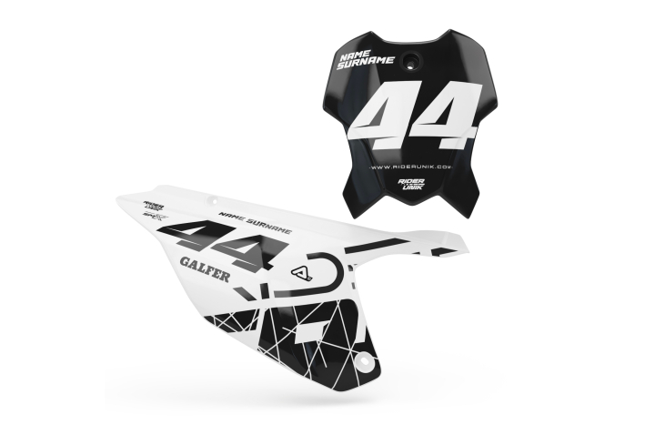 Kit déco fonds de plaques Triumph Fokni blancs