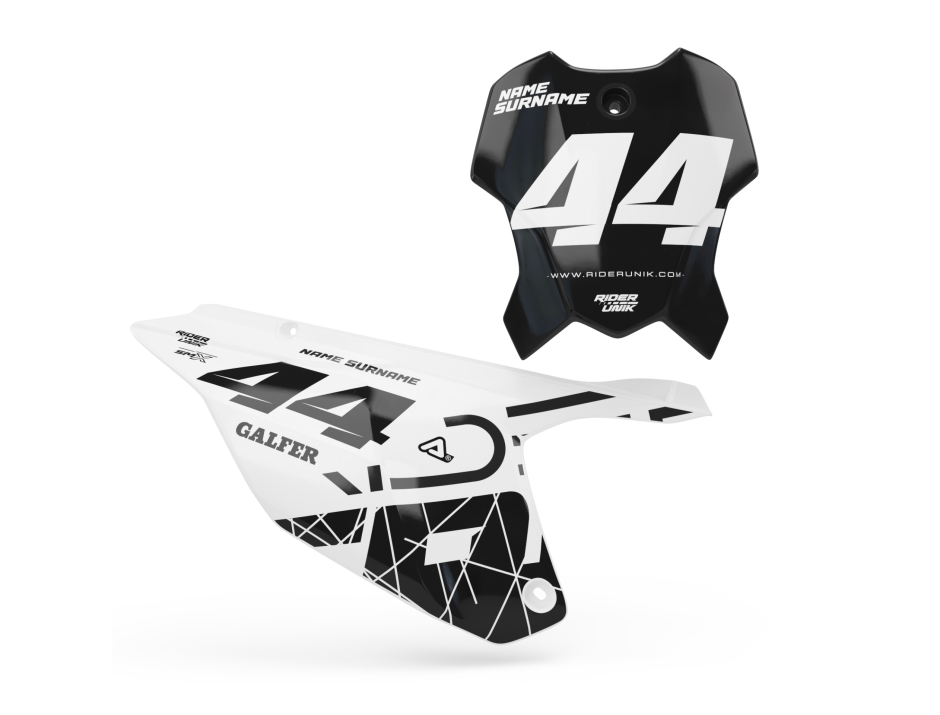 Kit déco fonds de plaques Triumph Fokni blancs 1