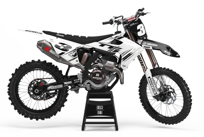 KIT DECO MOTOCROSS TRIUMPH MCZO BLANCHE