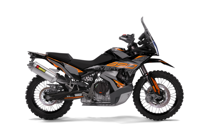 KIT DECO COMPATBILE KTM ADVENTURE ATLAS BLACK