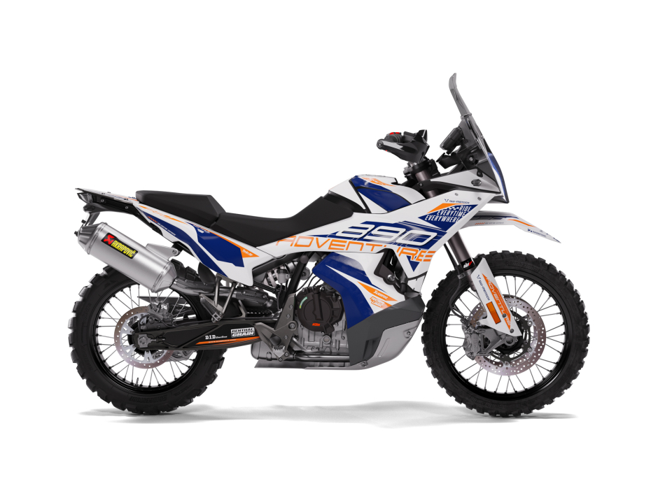 KIT DECO COMPATBILE KTM ADVENTURE ATLAS WHITE 1