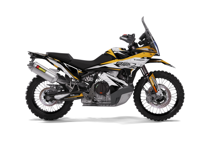 KIT DECO COMPATBILE KTM ADVENTURE MERZ WHITE