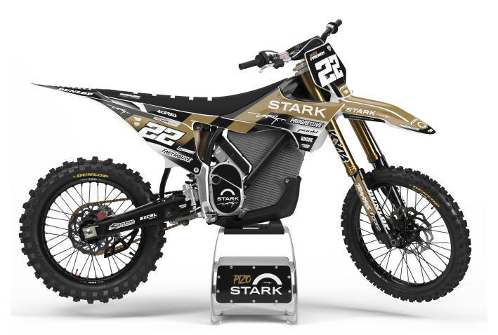 KIT DECO MOTOCROSS STARK VARG PIZO BROWN
