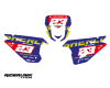 KIT DECO FONDS DE PLAQUES SHERCO HARD BLUE 1