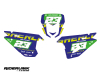 KIT DECO FONDS DE PLAQUES SHERCO HARD BLUE 3