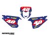 KIT DECO FONDS DE PLAQUES SHERCO WIN BLUE 2