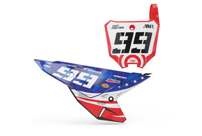 KIT DECO FONDS DE PLAQUES HONDA YLUJ