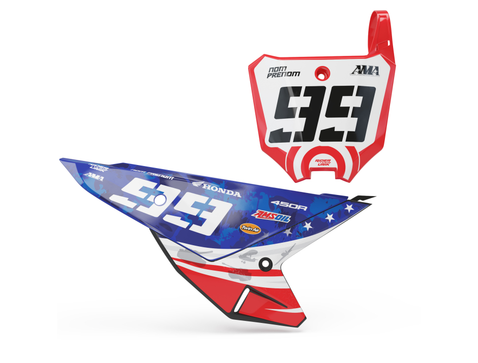 KIT DECO FONDS DE PLAQUES HONDA YLUJ 1