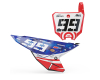 KIT DECO FONDS DE PLAQUES HONDA YLUJ 1