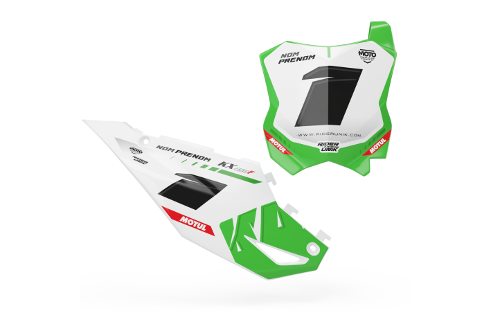 KIT DECO FONDS DE PLAQUES KAWASAKI KURT