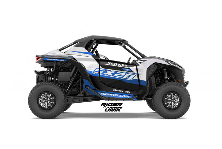 KIT DECO SSV SEGWAY SUPER VILLAIN SPACE BLUE