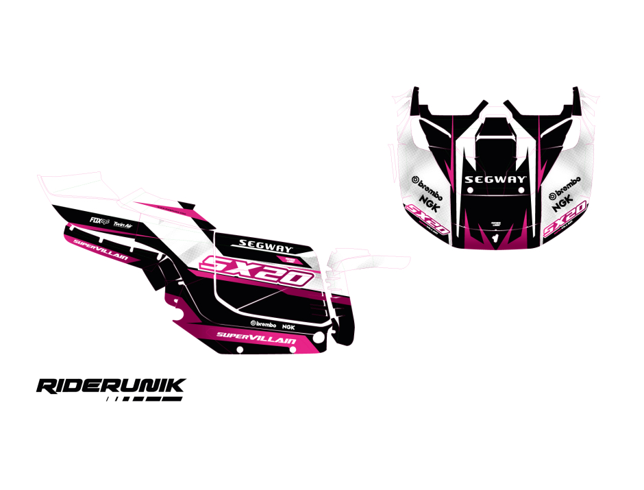 KIT DECO SSV SEGWAY SUPER VILLAIN SPACE PINK 2