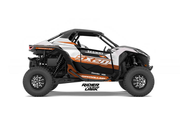 KIT DECO SSV SEGWAY SUPER VILLAIN SPACE ORANGE