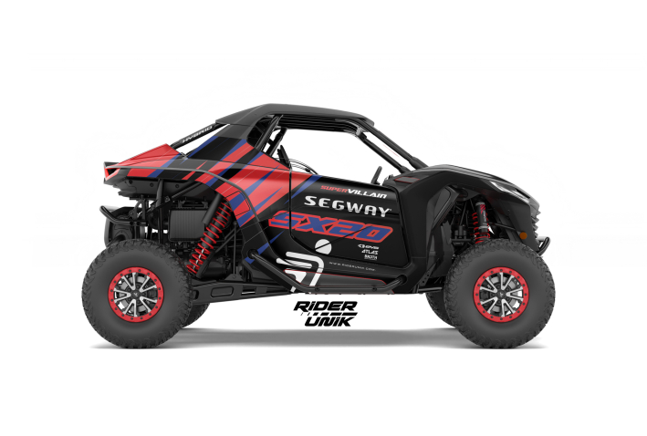 KIT DECO SSV SEGWAY SUPER VILLAIN ZIZKO RED