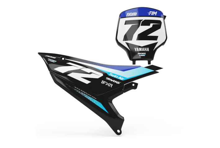 KIT DECO FONDS DE PLAQUES YAMAHA RONAC BLUE