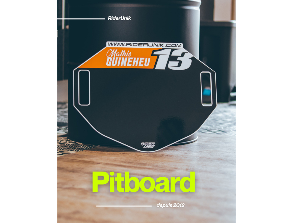 PANNEAUTAGE 100% PERSO RIDERUNIK XL 1