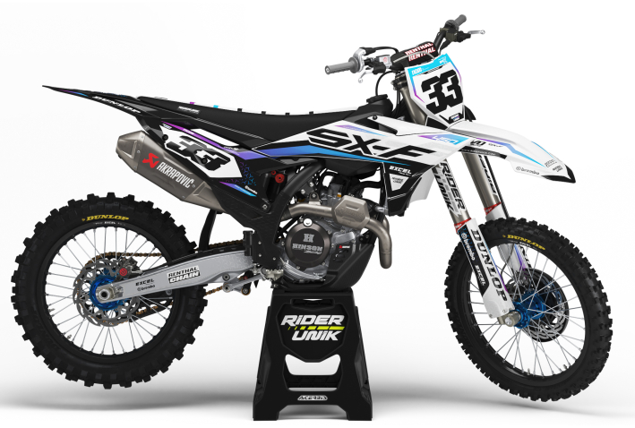 KIT DECO MOTOCROSS SX/SX-F GRID WHITE