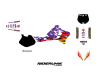 KIT DECO MOTOCROSS YZ VINTAGE PAINTED 1