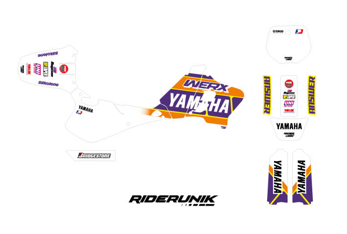 KIT DECO MOTOCROSS YZ VINTAGE WERX