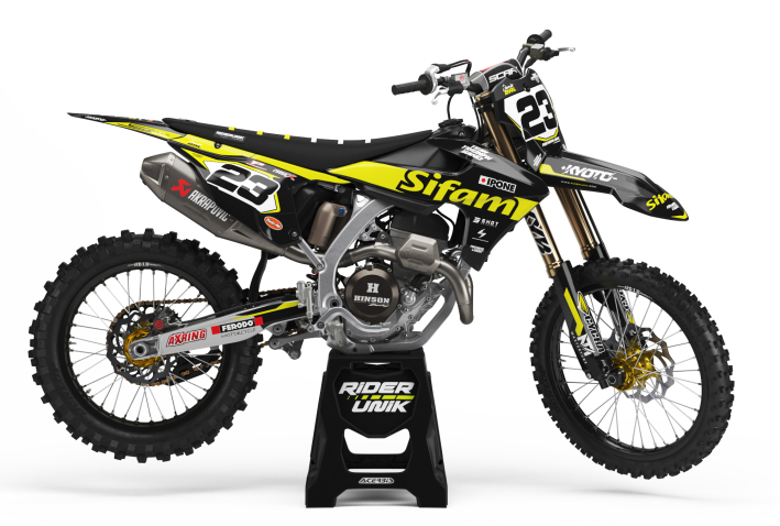 KIT DECO MOTOCROSS TF-X TF-E TEAM TRIUMPH SAND