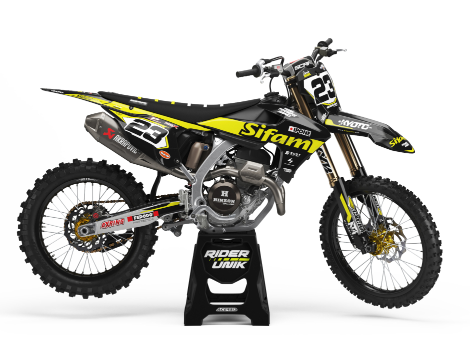 KIT DECO MOTOCROSS TF-X TF-E TEAM TRIUMPH SAND 1