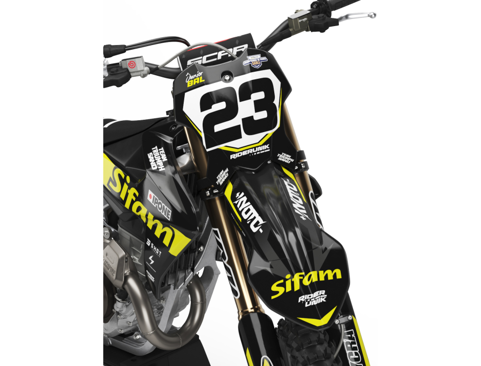 KIT DECO MOTOCROSS TF-X TF-E TEAM TRIUMPH SAND 3