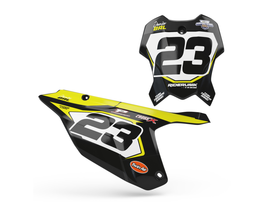 Kit déco fonds de plaques TEAM TRIUMPH SAND 1