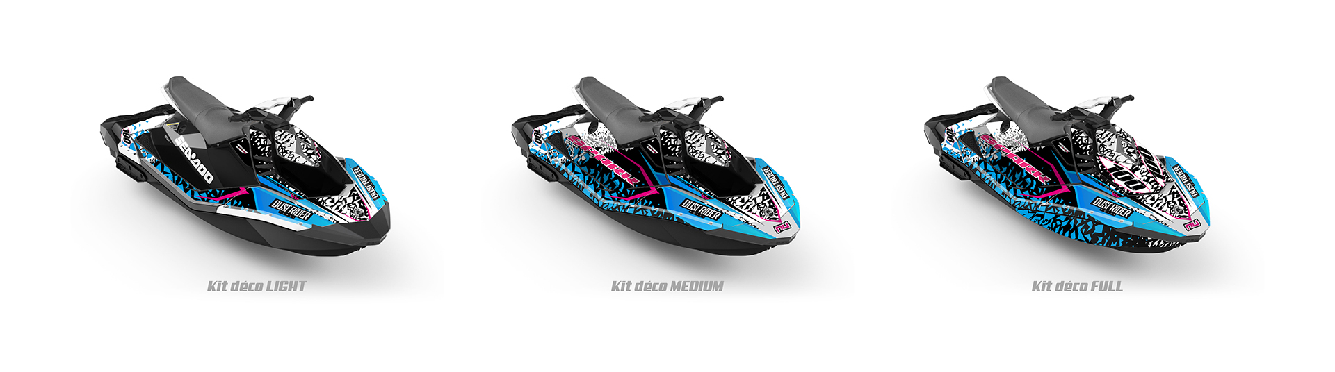 KIT DECO SEA-DOO SPARK ENJOY THE RIDE FLUO FULL