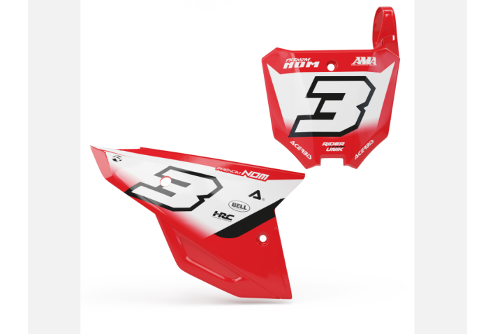 Fond de plaque motocross